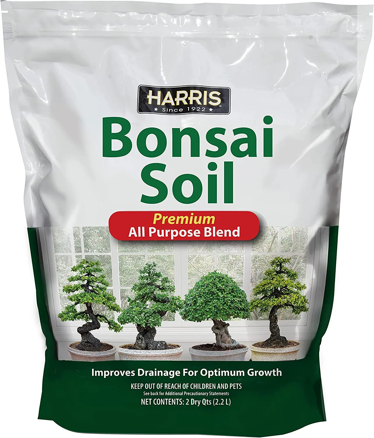 Harris Bonsai Soil, All Purpose Premium Blend for Outstanding Growth, 2qt