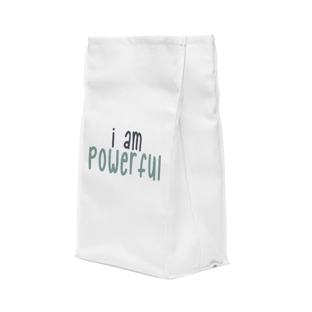 IAC  Home & Livings-Kitchen Accessories  / Kitchen Accessories / Polyester Lunch Bag /I am powerful black with green