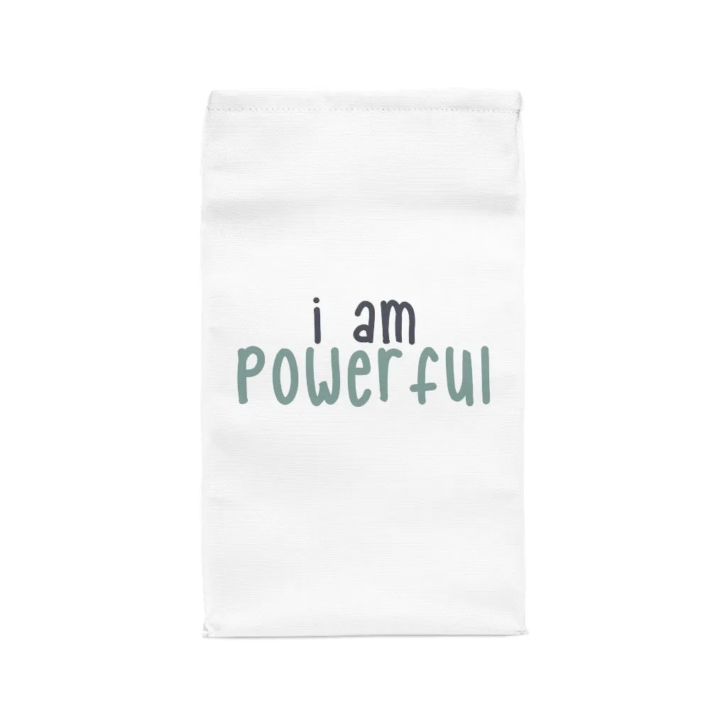 IAC  Home & Livings-Kitchen Accessories  / Kitchen Accessories / Polyester Lunch Bag /I am powerful black with green