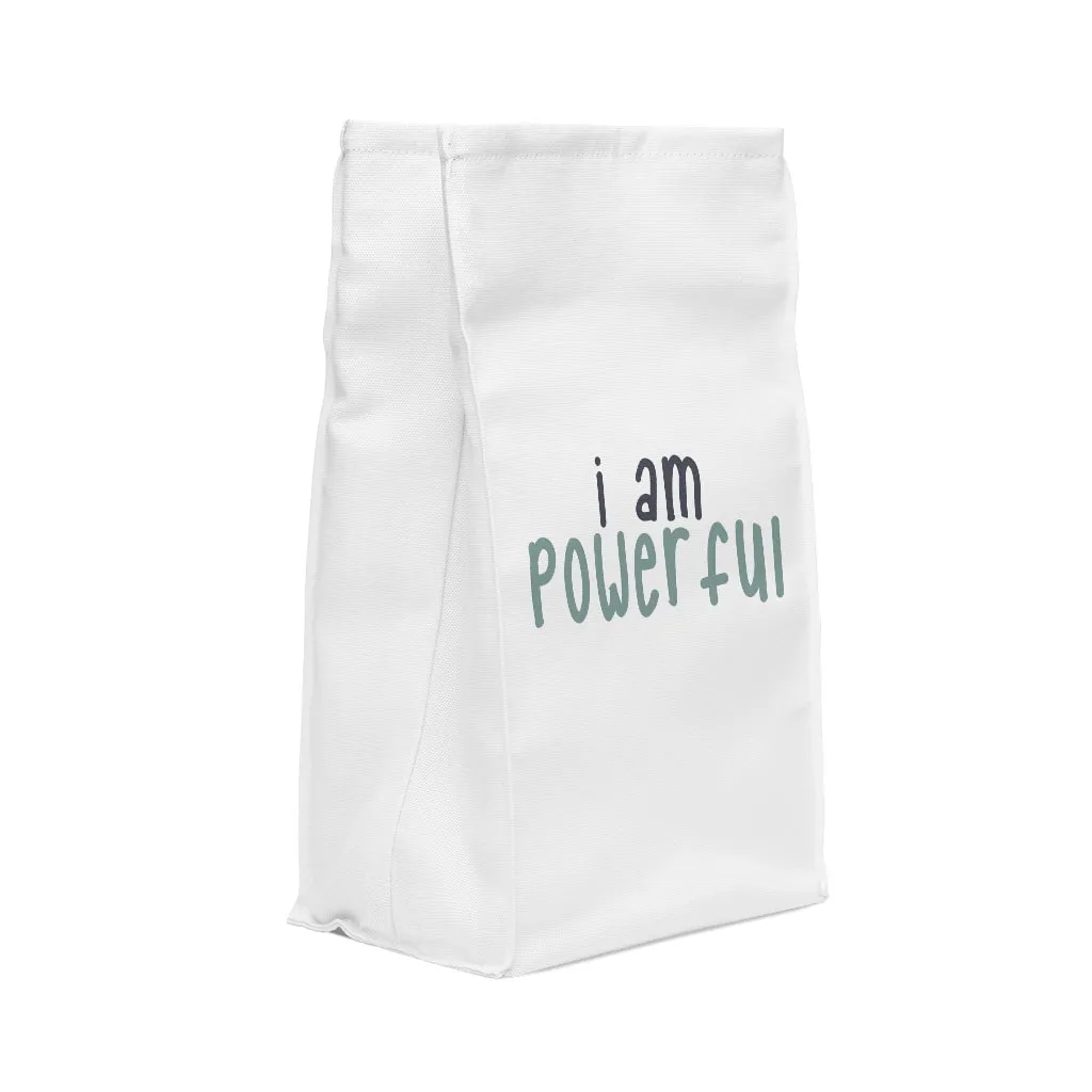 IAC  Home & Livings-Kitchen Accessories  / Kitchen Accessories / Polyester Lunch Bag /I am powerful black with green