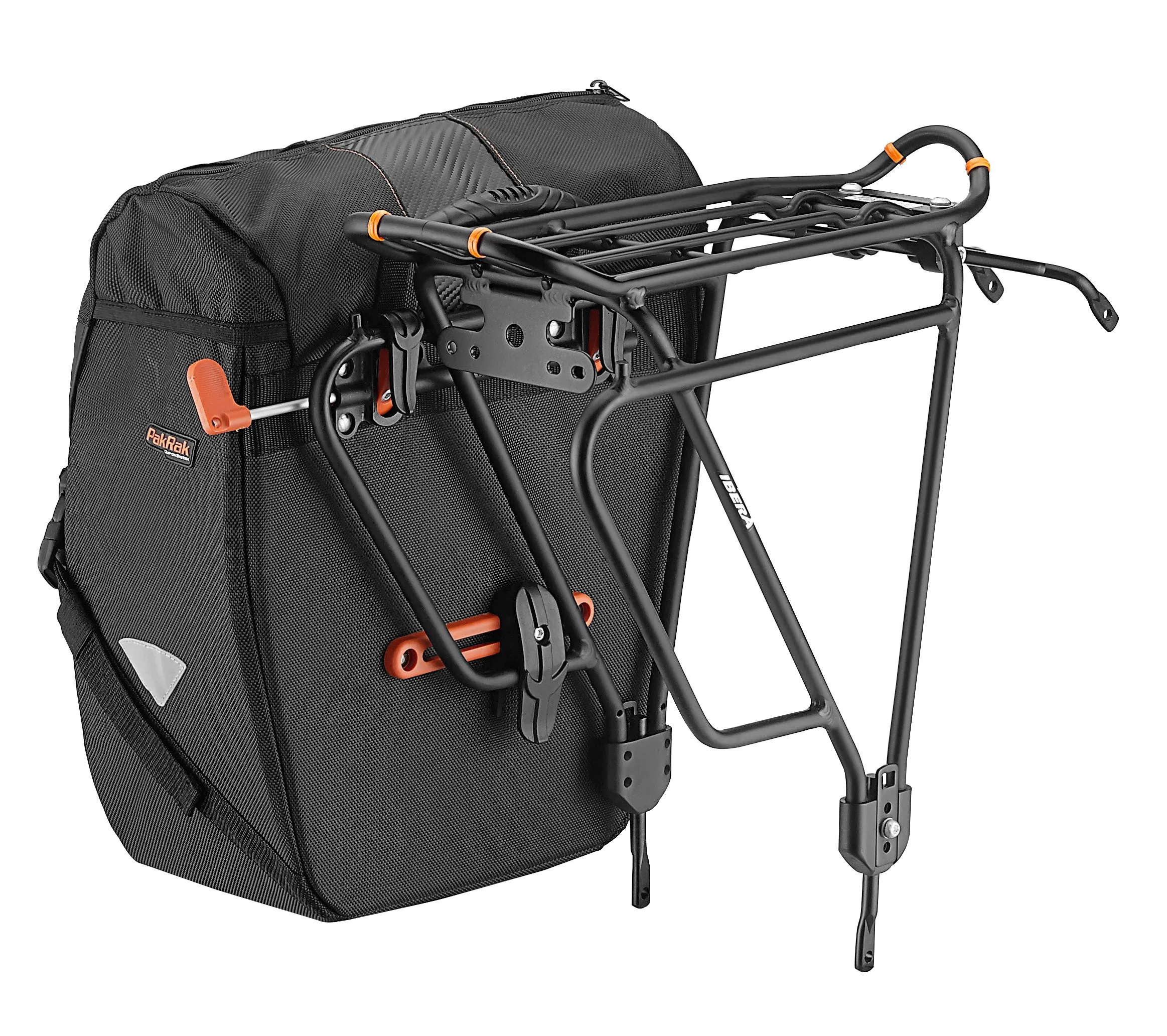 IBERA PakRak Pannier Quick-Release Clip-On System | IB-BA9/BA20-clip-on-system