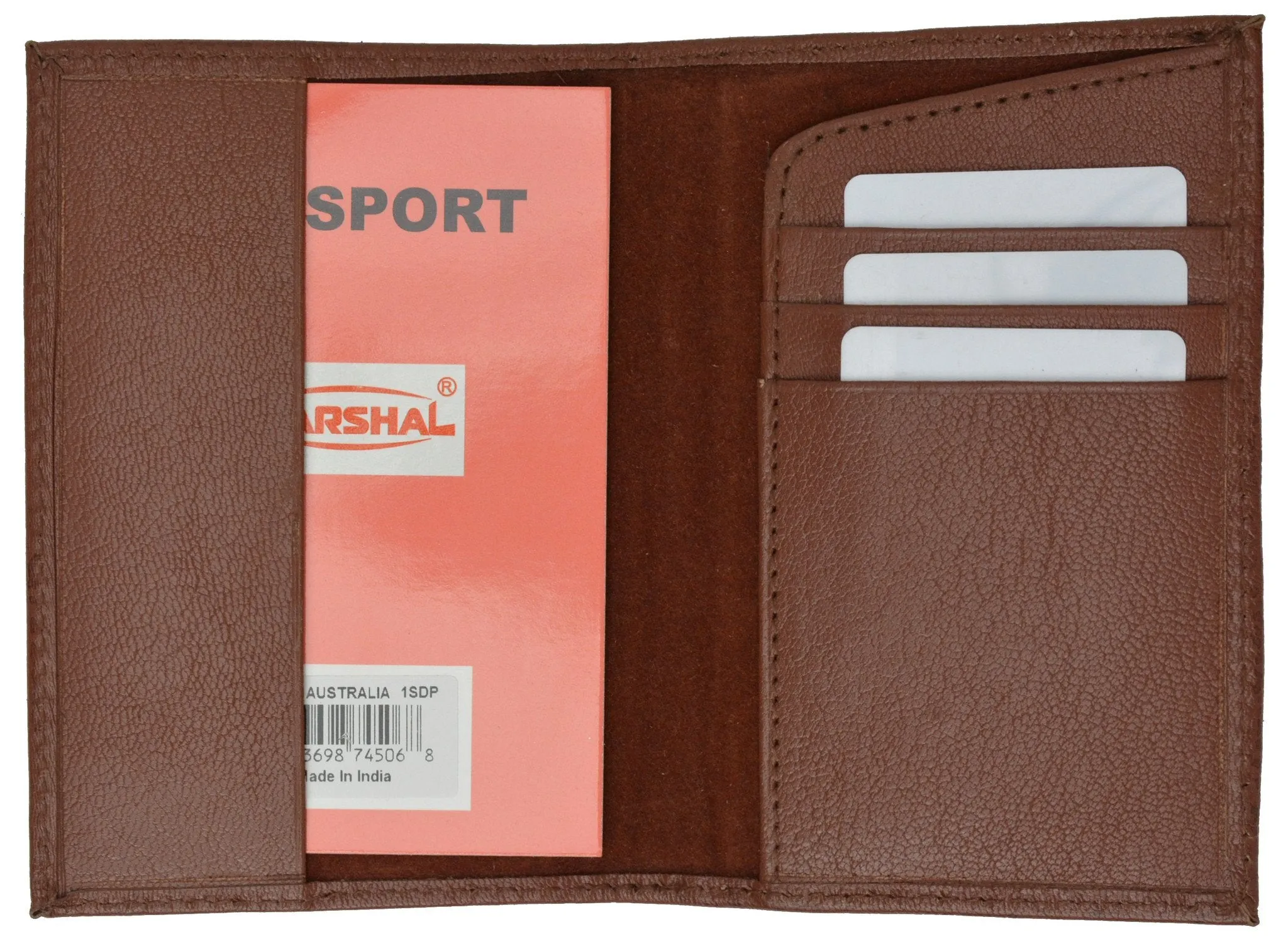 Italy Passport Wallet with Credit Card Holder Genuine Leather Passport Cover with Italy Emblem Imprint Passaporto 601 Italy