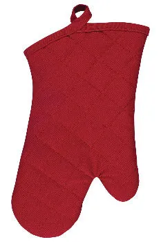 KAF Home - Solid Oven Mitt Red