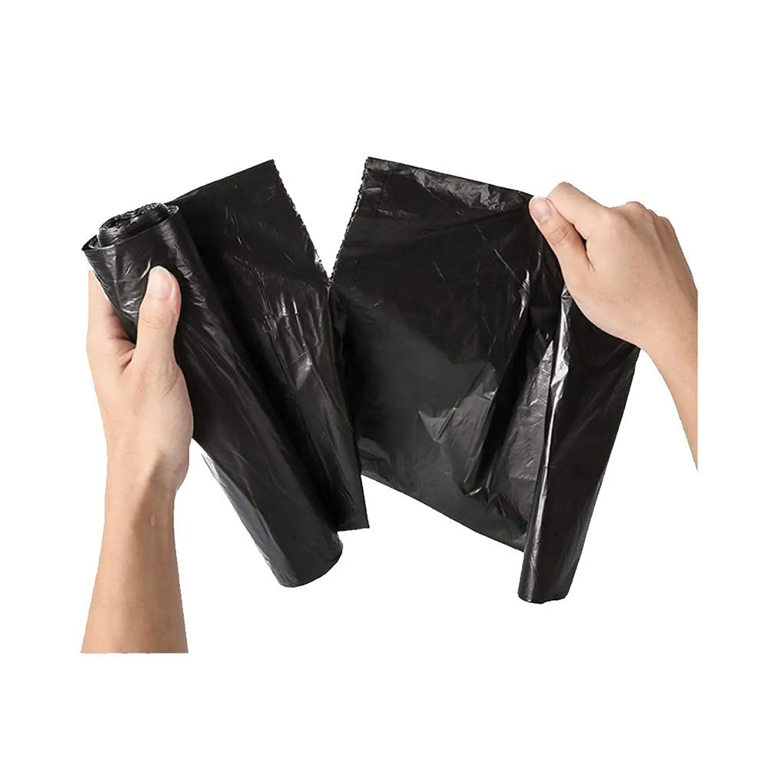 Kuber Industries (Medium) Eco - Friendly Dustbin Bags - (30 Pcs) Leakproof | Odour Free | Strong Garbage Bags - For Trash And Waste - Dustbin Covers For Home And Office (21 x 19 Inches) (Black)