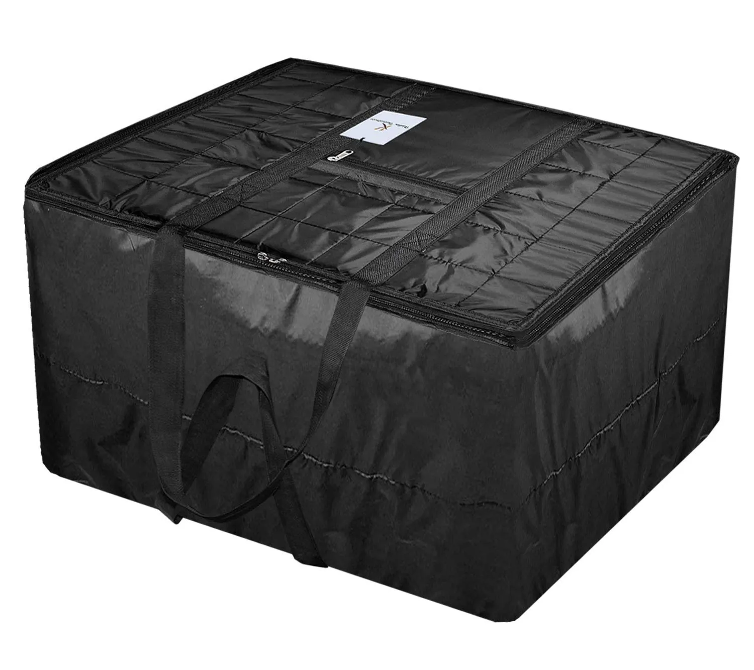 Kuber Industries Medium Size Travel Duffle Bag|Underbed Storage Bag|Blanket cover|Clothes Bags|BLACK|