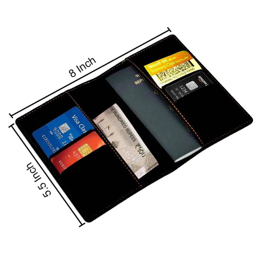 Ladies Passport Holder Faux Leather Custom Covers for Passports-Aaj phir