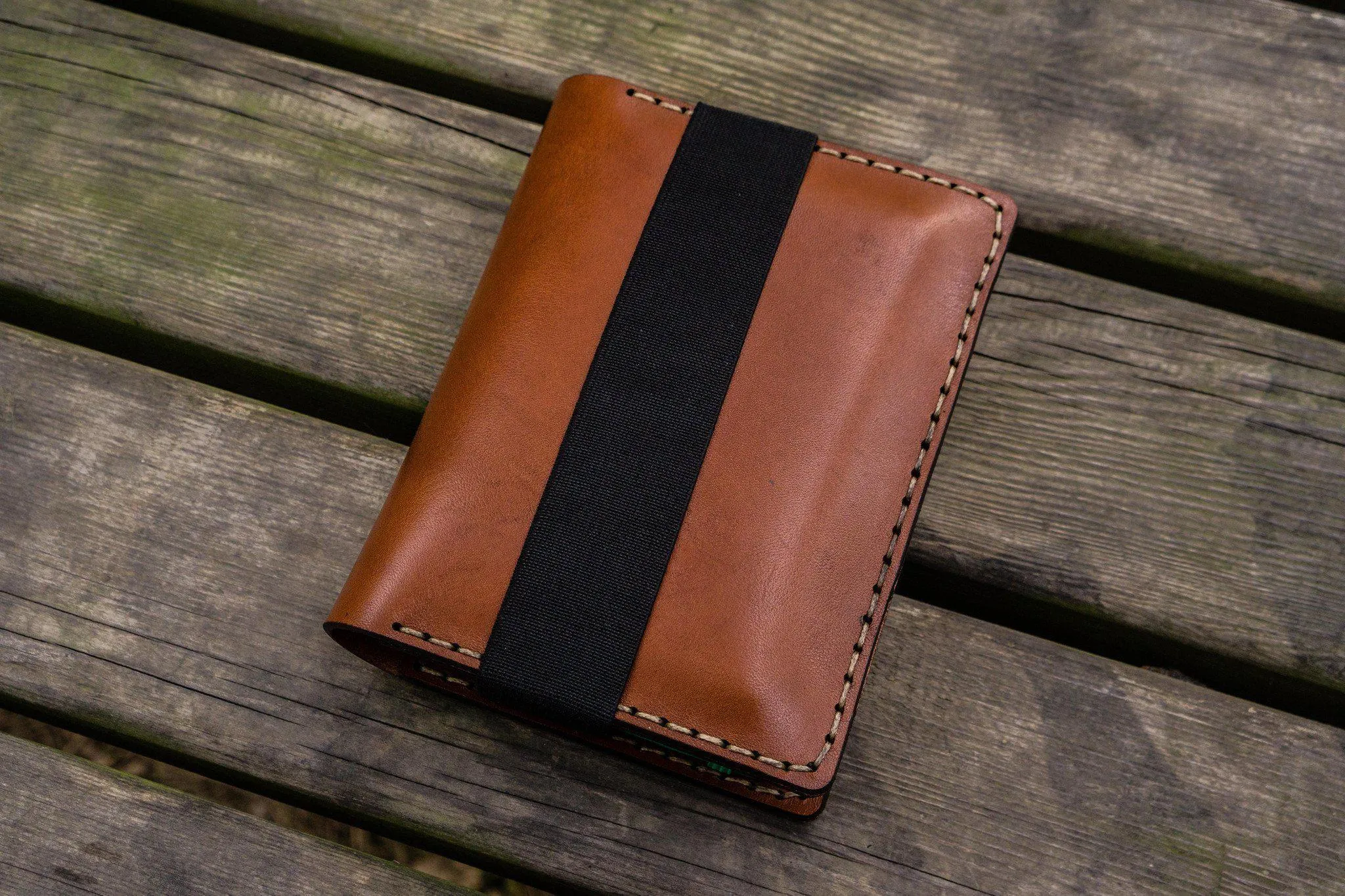 Leather Pocket Moleskine Journal Cover - Brown