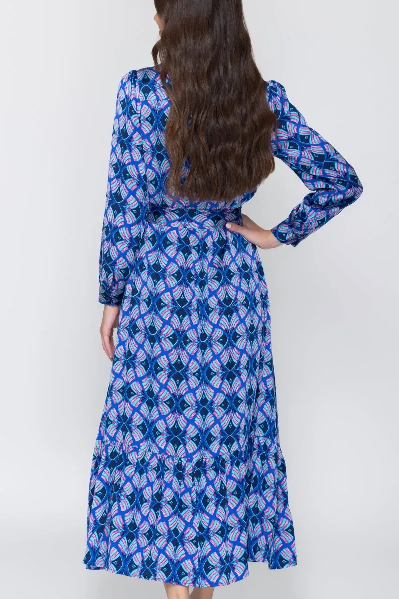 LEXI DRESS (BLUE/MULTI)