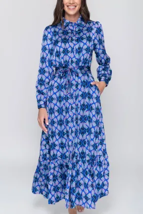 LEXI DRESS (BLUE/MULTI)