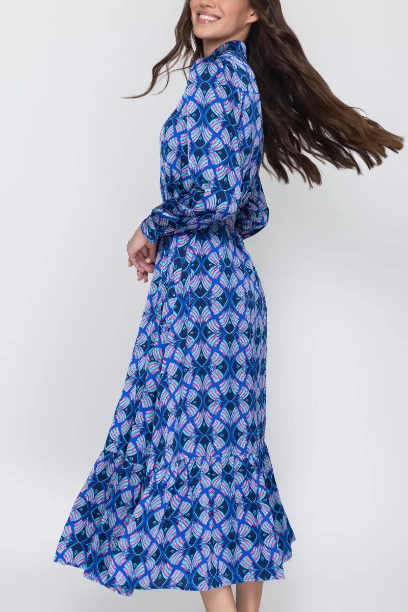 LEXI DRESS (BLUE/MULTI)