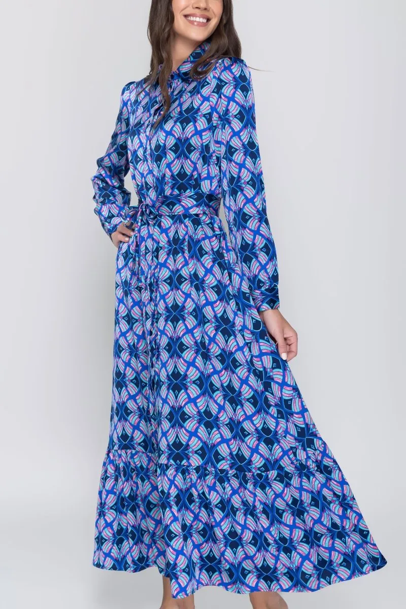 LEXI DRESS (BLUE/MULTI)