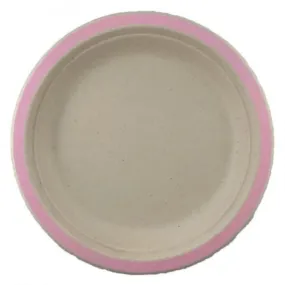 Light Pink Sugarcane Plate 230mm 10pk