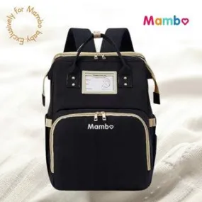 MamboBabyPh - 2in1 Crib & Diaper Bag Portable Foldable Travel Bed