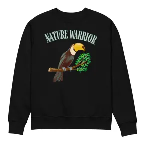 “Nature Warrior” Vegan Sweatshirt – Sustainable Organic Cotton