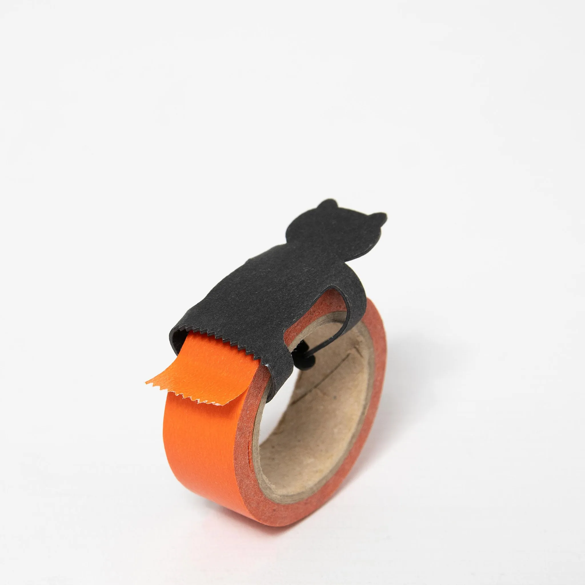 Paper Tape Dispenser Animal Hug - Black Cat