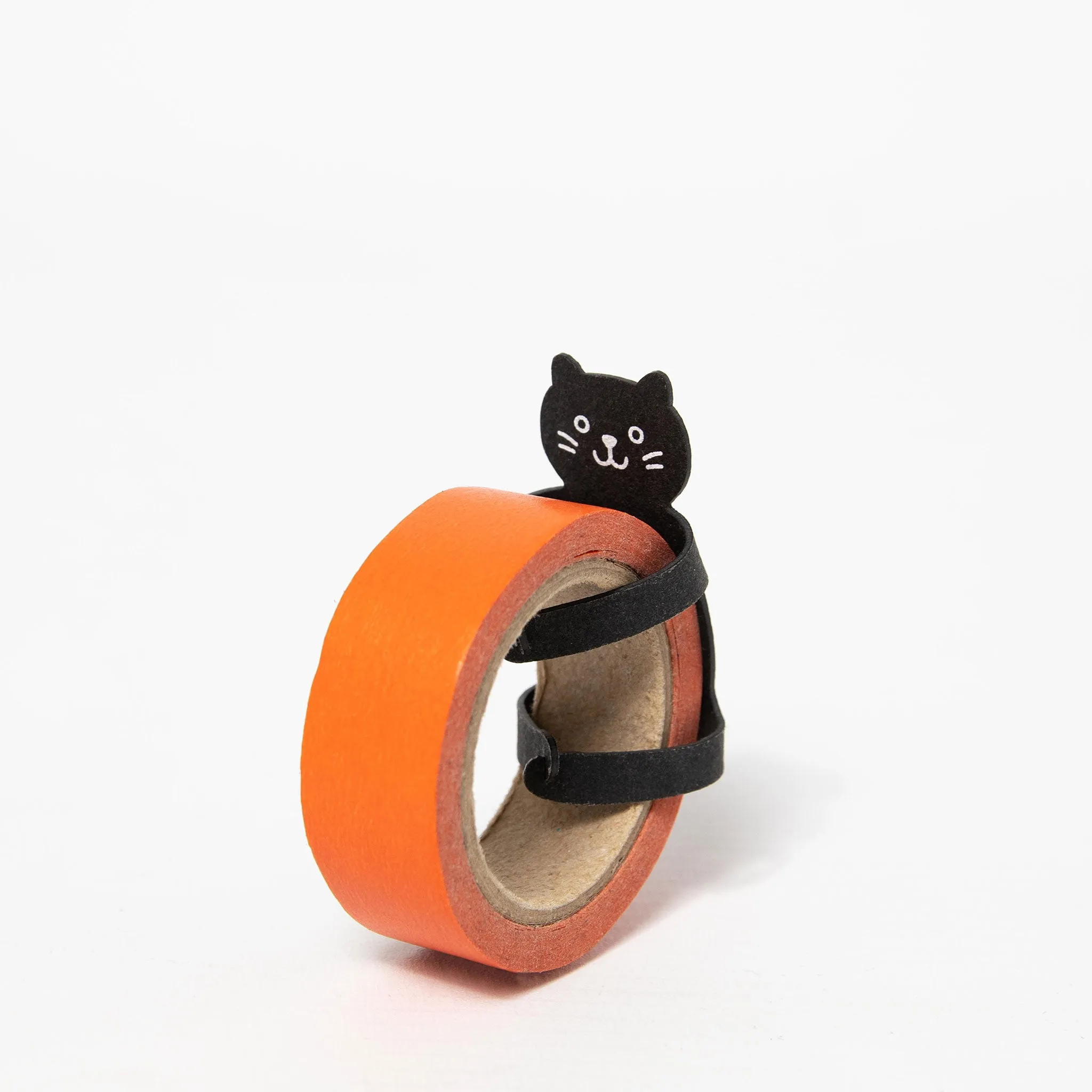 Paper Tape Dispenser Animal Hug - Black Cat