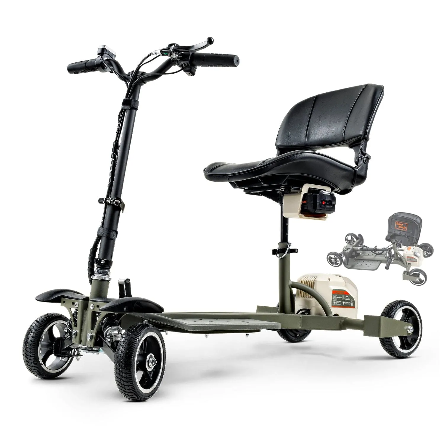 Passport Pro Mobility Scooter - Foldable, 48V Li-Ion Battery, 330lbs Load