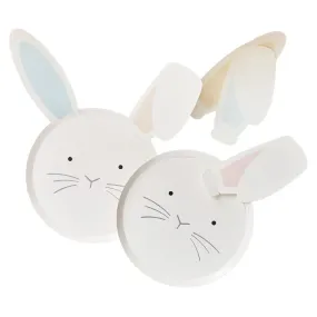 Pastel Easter Bunny Eco Paper Plates With Interchangeable Ears