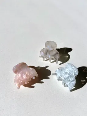 Pearlescent Mini Hair Claw Clip | Eco Friendly