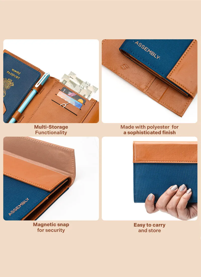 Port | Passport holder | Blue