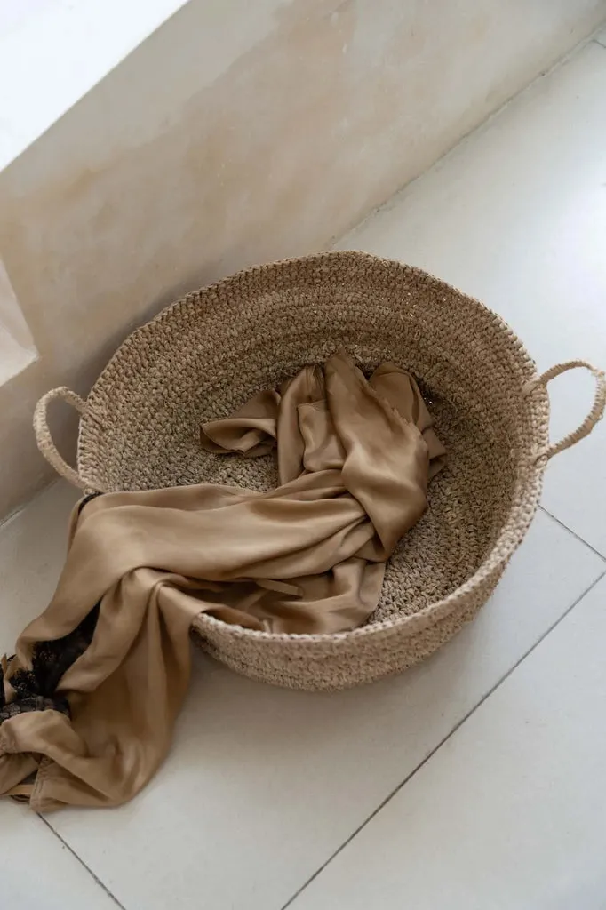 Raffia Basket Natural - L