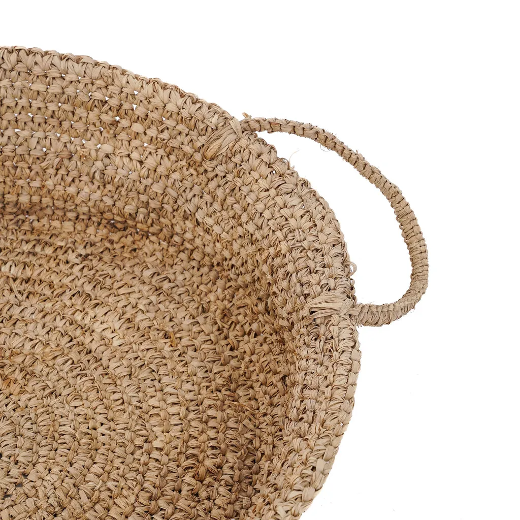 Raffia Basket Natural - L