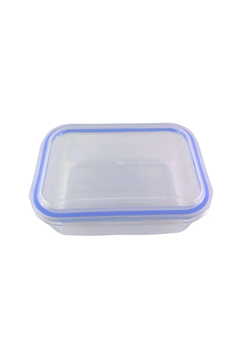 Rectangular Borosilicate Glass Food Container with PP Lid - 1520ml