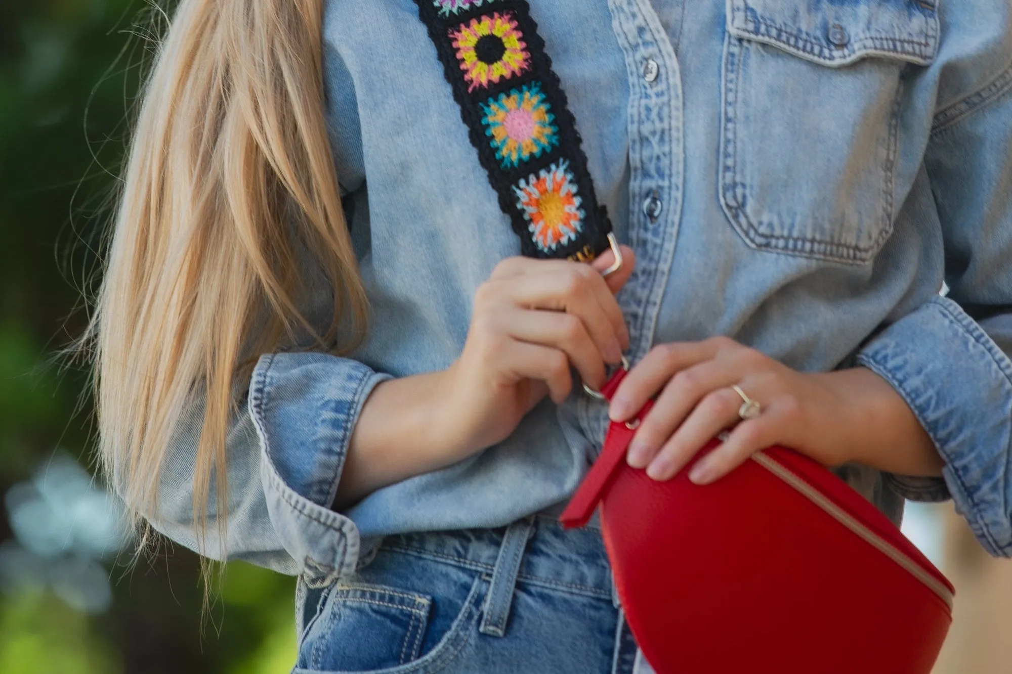 Red Crossbody Bag