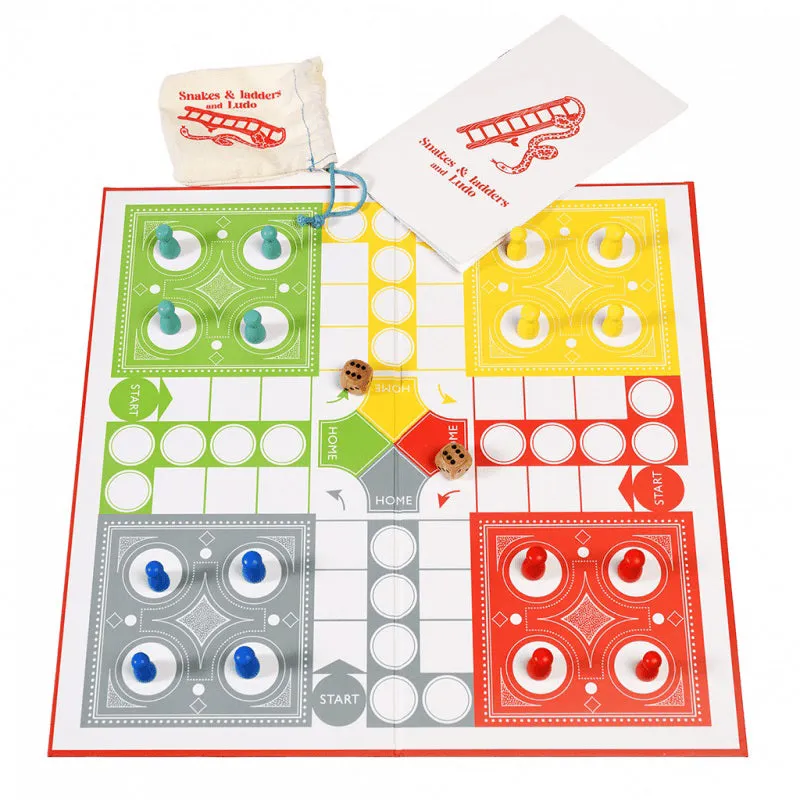 Rex Snakes & Ladders and Ludo Double-Sided Board Game