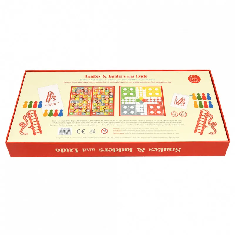 Rex Snakes & Ladders and Ludo Double-Sided Board Game