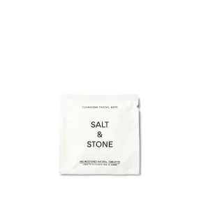 Salt & Stone Cleansing Facial Wipes - 20 pack