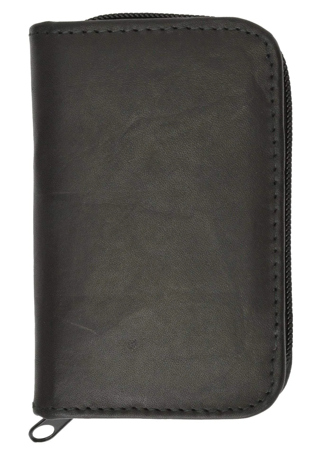 Small Zip Around Business Credit Card Holder Genuine Leather 670 CF (C)