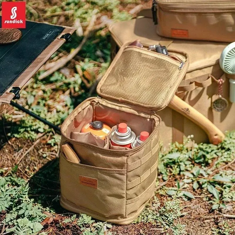 SUNDICK Outdoor Cookware Tableware Set Pot Gas Tank Anti-collision Picnic Bag Storage Bagpicnic Handbag Ice Pack Medium Size