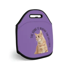 Take Me With You Cat POD Neoprene Lunch Bag