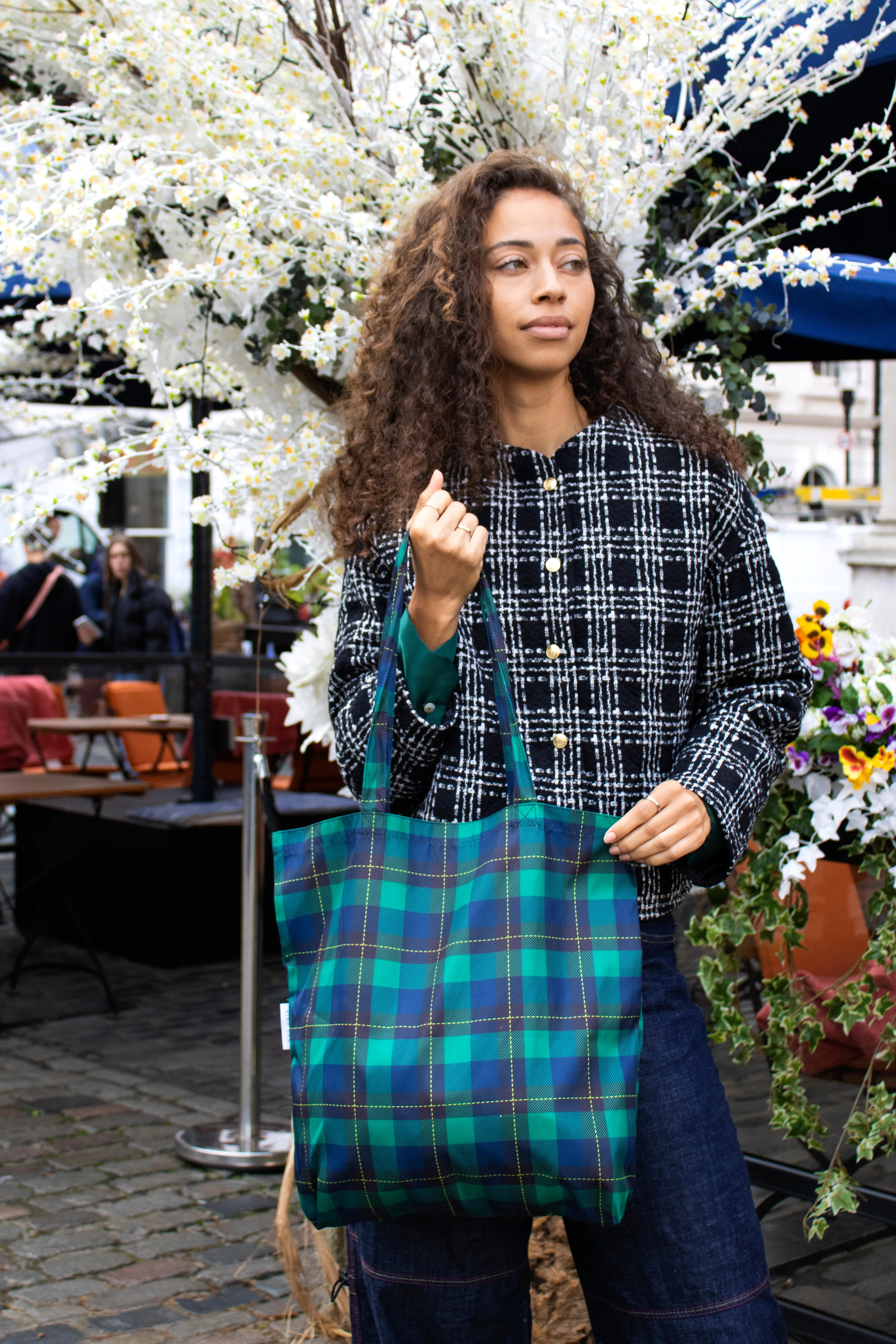 Tartan | Recycled Tote