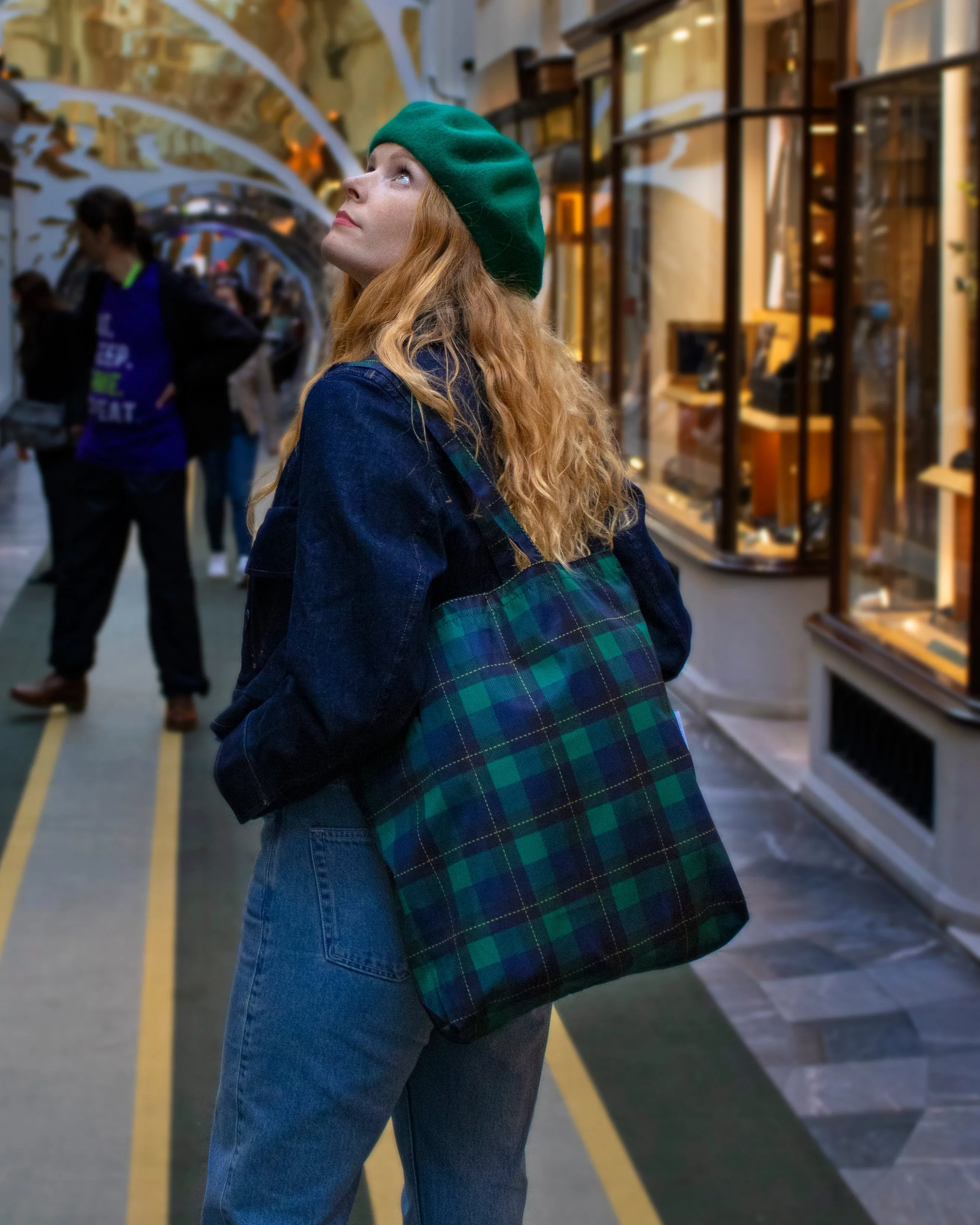 Tartan | Recycled Tote