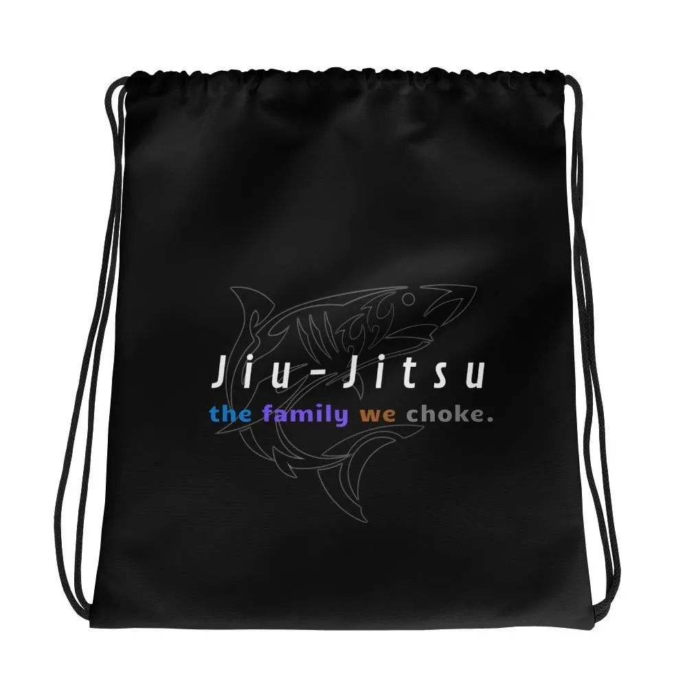 The Family We Choke | Drawstring bag | Submission Shark