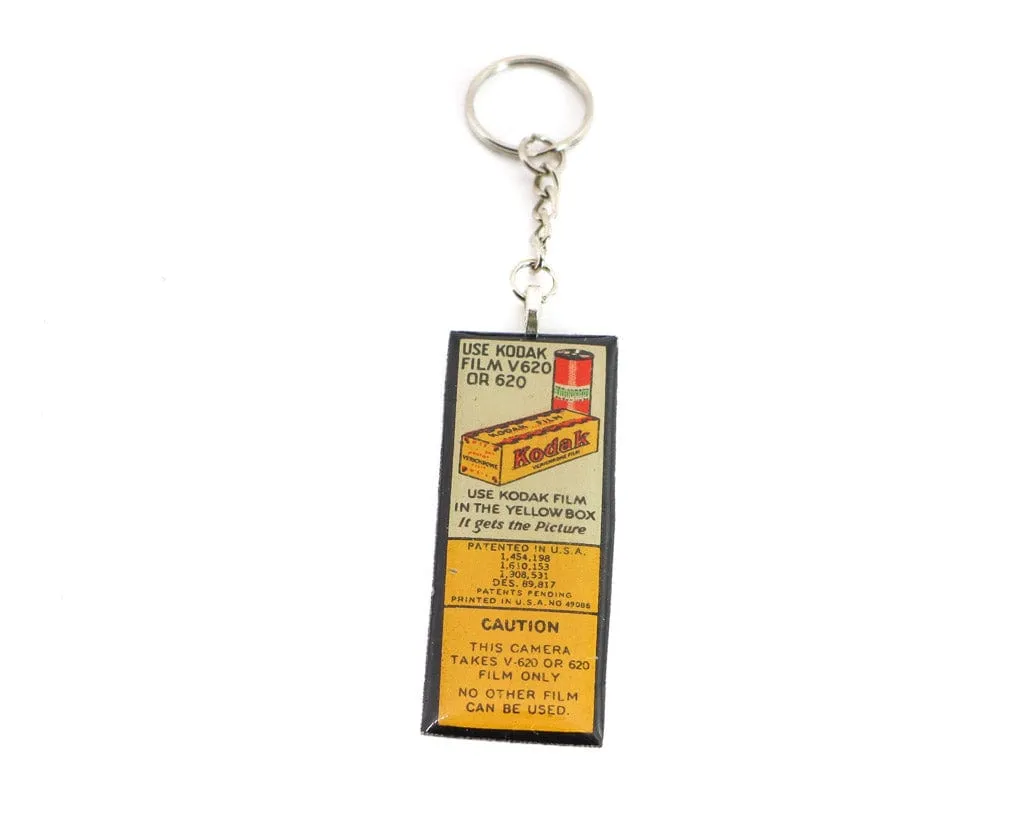 Vintage Kodak 620 Roll Film Keychain