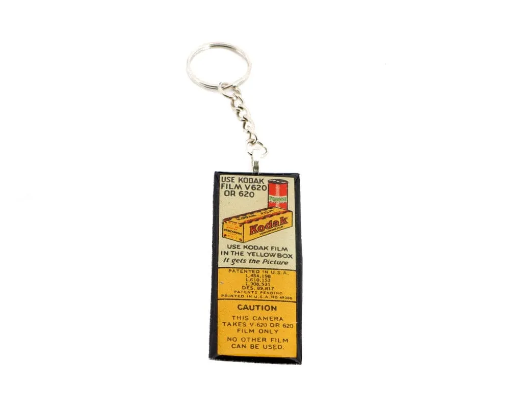 Vintage Kodak 620 Roll Film Keychain