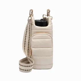 Wanderfull Ivory Glossy HydroBag with Light Patterned Strap